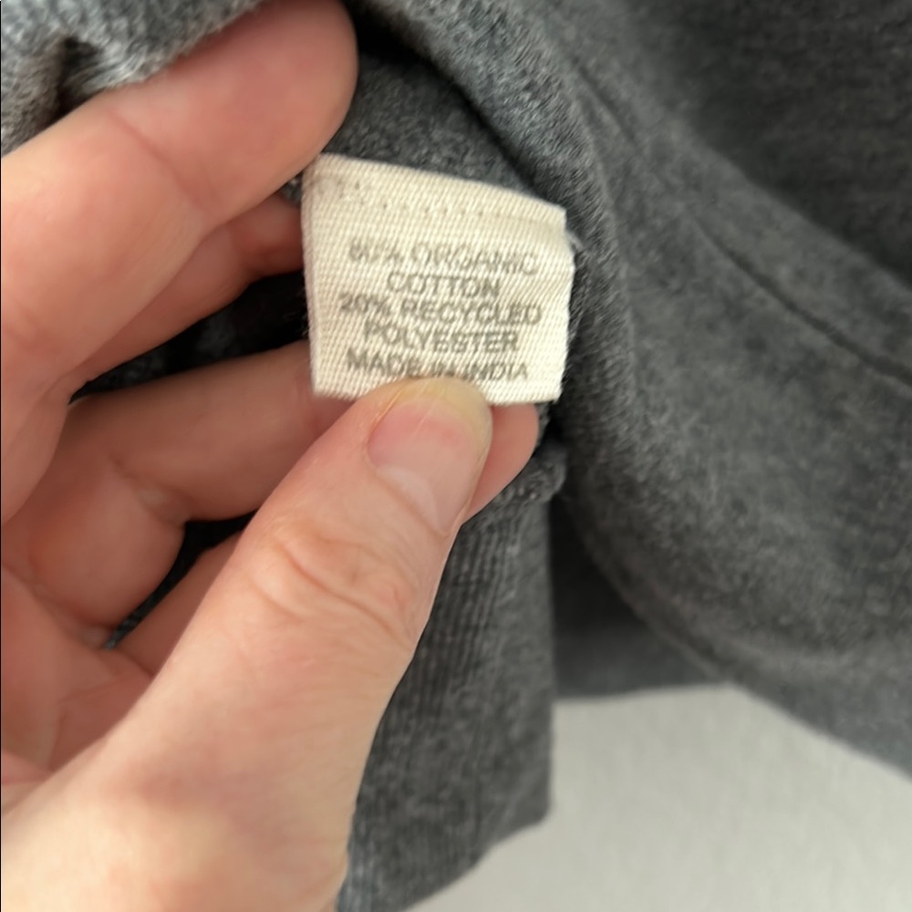 Gray Half-Zip Pullover - image 5